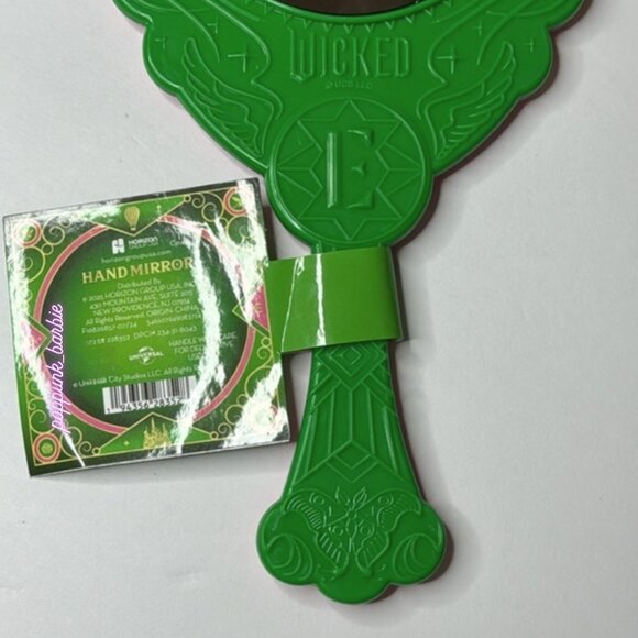Wicked Dual-Sided Hand Mirror Glinda Pink & Elphaba Green Mirror NEW SHIPS FAST - Picture 13 of 14